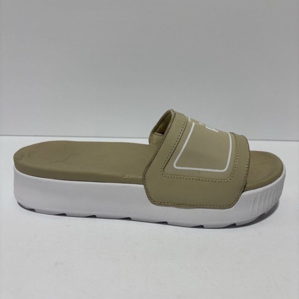 Puma Women’s Karmen Slide Putty White Sandals, Size 10 M